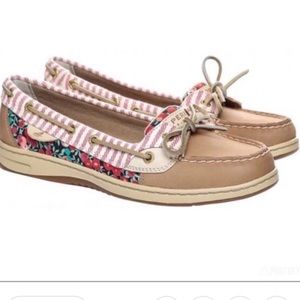 Floral /Stripe Sperrys
